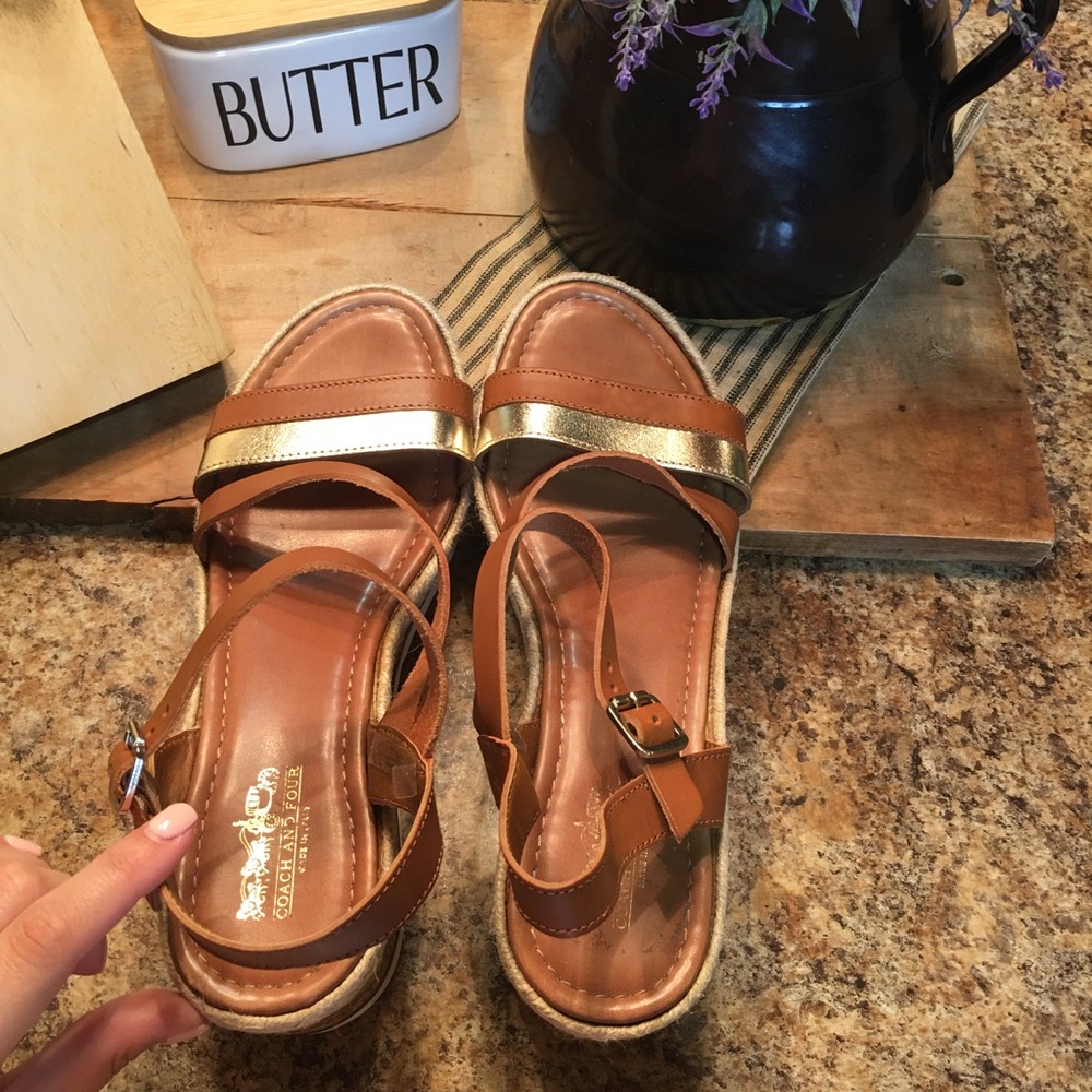 Coach Wedge Sandals